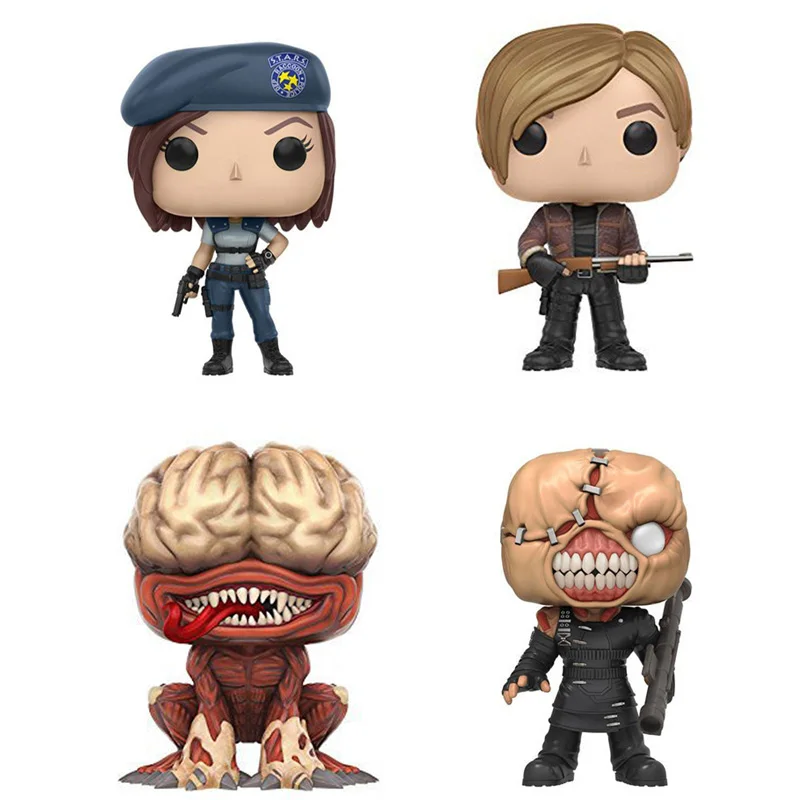 

Classic Walking Dead Resident E Zombies model game Nemesis Licker leon Jill valentine action figures 10cm doll toys collection