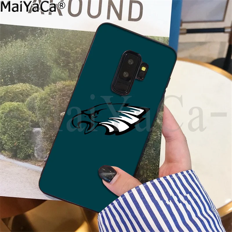 MaiYaCa Филадельфии орлы Новинка чехол для телефона Fundas Крышка для samsung S9 S9 плюс S10 S6 S6edge S10plus S7 S7edge S8 S8plus - Цвет: A8