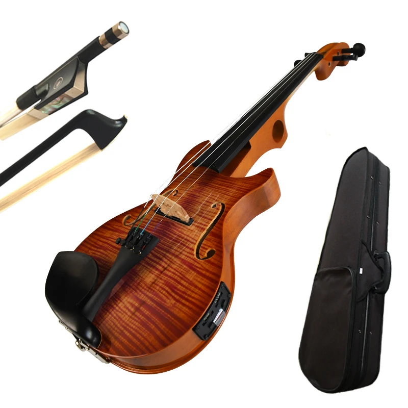 Kinglos New design lip glosh brea para false pattern shoulder sponge python skin electric Violin