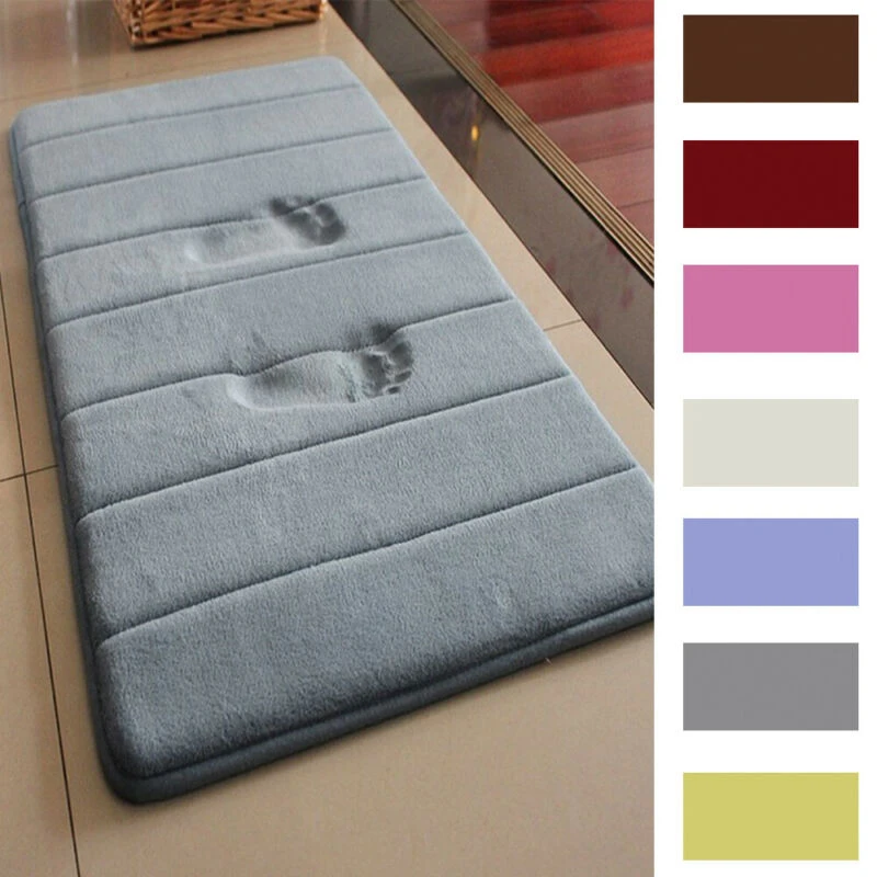 Memory Foam коврик для ванной, коврик для входной двери, противоскользящий, внутренний, открытый, напольный ковер