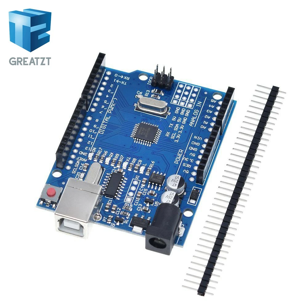 GREATZT высококачественный один Комплект UNO R3 (CH340G) MEGA328P для Arduino ATMEGA328P AU макетная