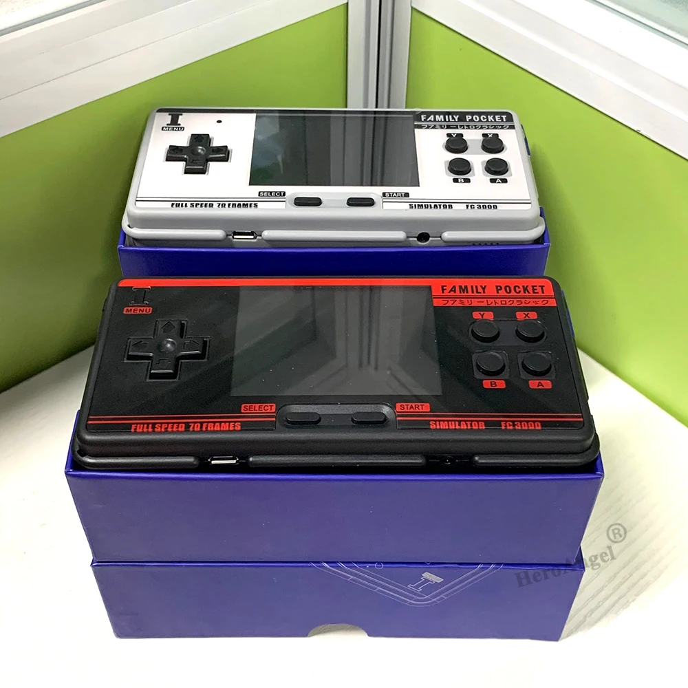 New FC3000 Handheld Game Console Retro Game Player Built in 4000+ Games 10 Simulator IPS Screen Video Game Console Dropshipping