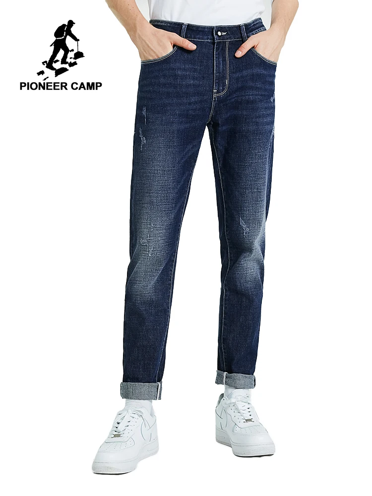 Pioneer Camp мужские джинсы повседневные модные джинсовые брюки известный бренд прямая мужская одежда осенние брюки ANZ908205