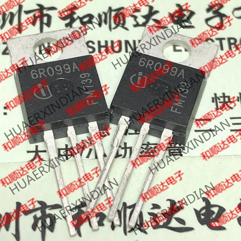 10 шт./лот и 6R099A IPP60R099CPA TO-220