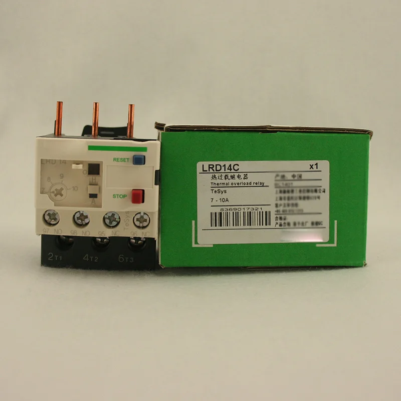 

Thermal Relay 220V Overload Protection 380V Overheat Three-phase Overload Relay Thermal Protection LRD Safety and Durability