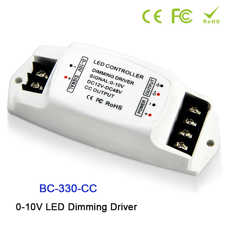 BC-330-CC LED PWM dimmer 0-10V 350mA /700mA/1050mA constant current dimming driver for led lamp DC12V-DC48V | Лампы и освещение