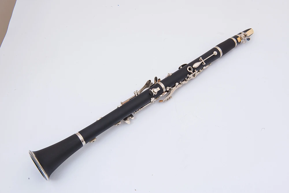 NAIPUTESI кларнет из черного дерева 17 ключ B плоский бакелитовый кларнет для взрослых, студенческий духовой инструмент с мундштуком