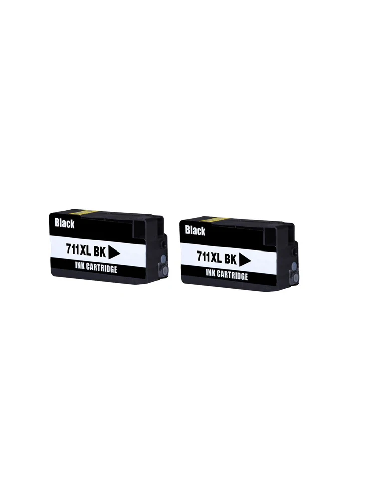 2x черный картридж совместимый для hp711 для 711 DesignJet T520 T120 711 711xl принтера