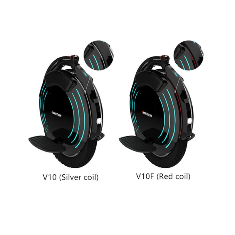 INMOTION V10 Электрический Одноколесный велосипед светодиодный светильник со