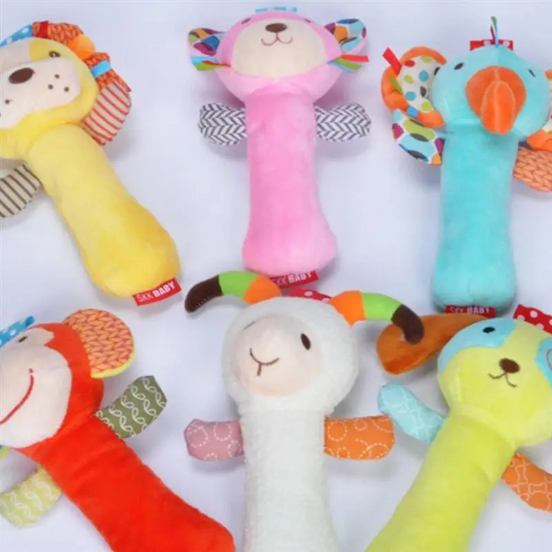 Funny baby Hand Bell Toys Baby Bed soft toys Infant Comfort Grab Stick Plush new2020 | Игрушки и хобби