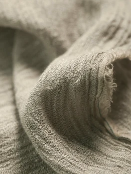 

Two-Color Yarn-Dyed Ramie Double-Strand Pleated Double Blessing Four Seasons Linen Clothing Fabric