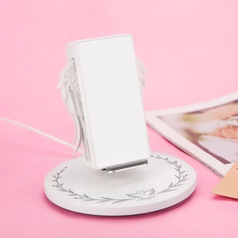 2020 универсальное светодиодное Беспроводное зарядное устройство Qi 10 Вт быстрое