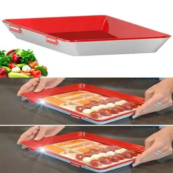 

Kitchen Items Food Preservation Refrigerator Tray Vacuum Healthy Kitchen Tools Storage Container Keeping Fresh Spacer Organizer