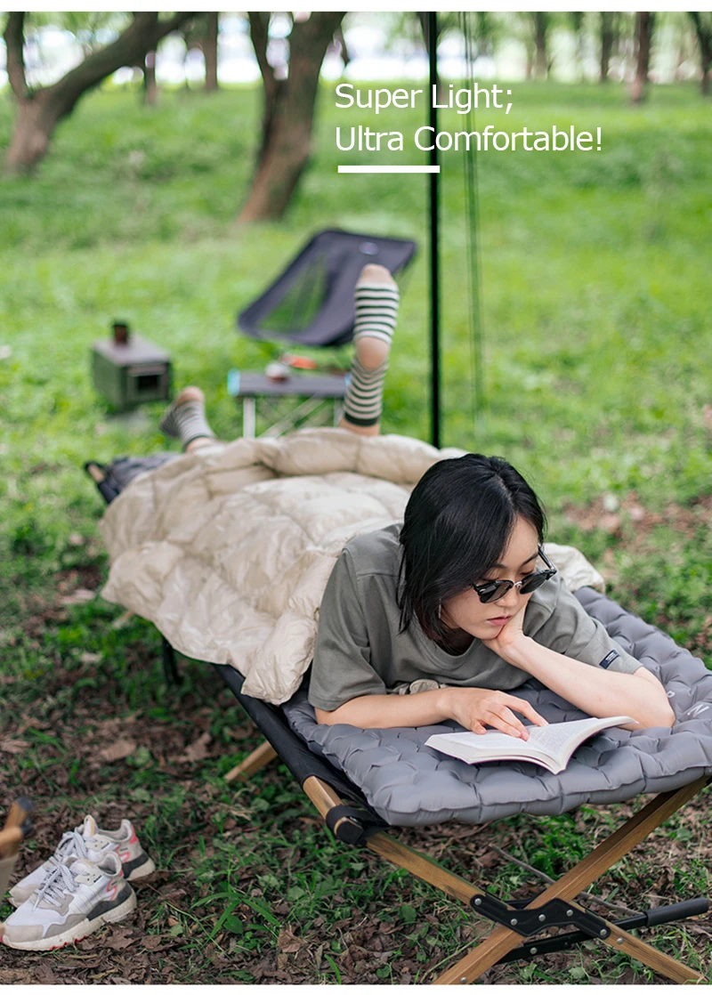 Naturehike NH19QD009 легкий двойной воздушный клапан надувной кемпинг коврик матрас для альпинизма Пешие прогулки путешествия