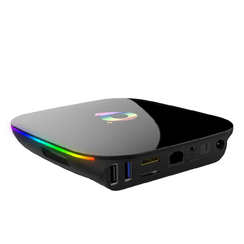 ILEPO Q Plus Mi Box Tv Box Android 9.0 Octa Core Ddr4 Rtv Box Top Model Boxes HDMI 2.0 Tv Box Andro