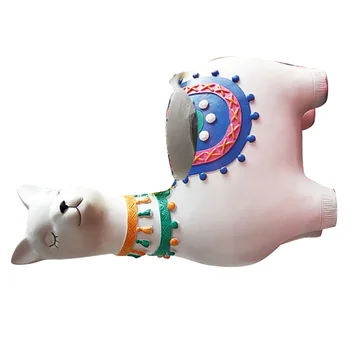 

1PC Flower Pot Resin Alpaca Shpaped Succulent Plants Flowerpot Bonsai Desktop Decoration