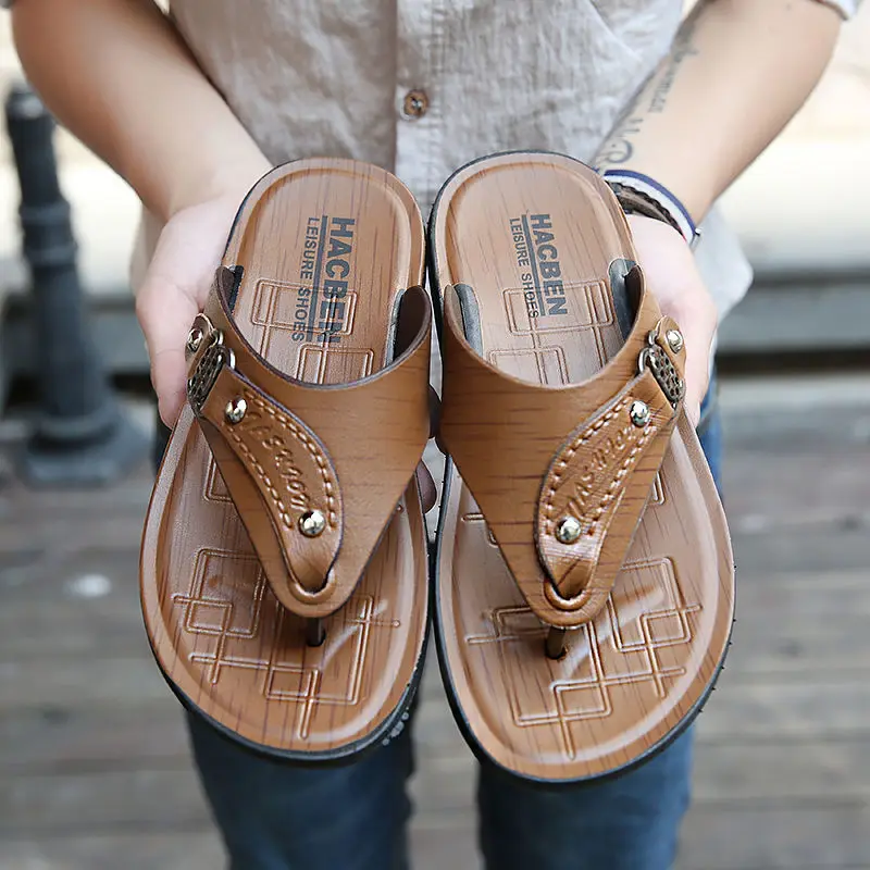 

Summer Flip-flops MEN'S SHOES Men Flip-flop Slippers MEN'S Sandals Split Toe Sandals Men's Anti-slip Slipper Massage Sandals
