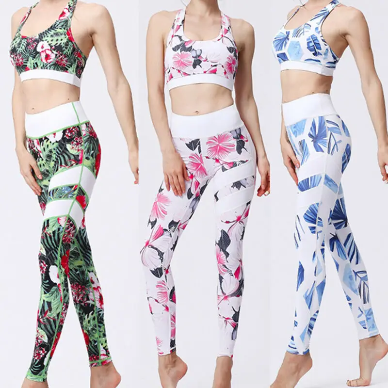 Бесшовный Женский костюм из 2 предметов спортивные рубашки укороченный топ