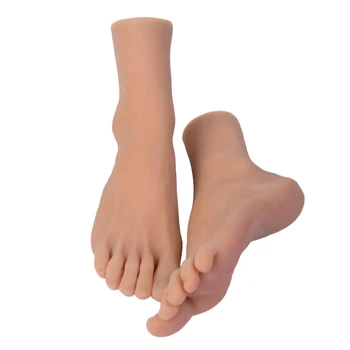 

1 Pair Male Foot Display Mannequin Dummy Model For Pedicure Art Sketch Practice Model Tool