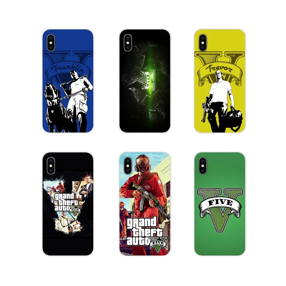 Чехол для телефона Huawei G7 G8 P8 P9 P10 P20 P30 Lite Mini Pro P Smart Plus 2017 2018 2019 Hot GTA grand theft auto 5 V san andreas