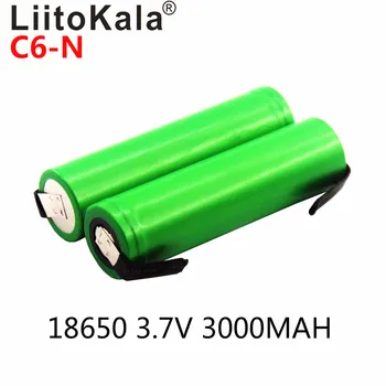 

LiitoKala VTC6 3.7V 3000mAh 18650 Li-ion Battery 30A Discharge for US18650VTC6 Tools e-cigarette batteries+DIY Nickel sheets