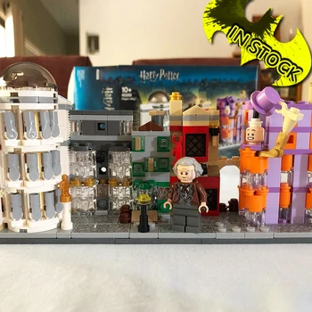 

In stock 11339 Potter Series Diagon Alley 380Pcs Building Blocks Compatible with 40289 Bricks Building Toys