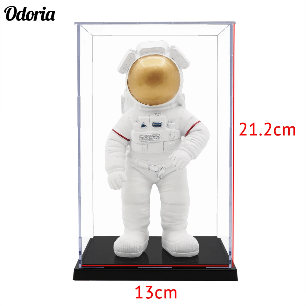 Odoria 13x13x21.2cm Acrylic Display Case Clear Perspex Box Dustproof Cabinet 15cm 6-8 inch Action Figure Model Doll Collectibles | Игрушки и