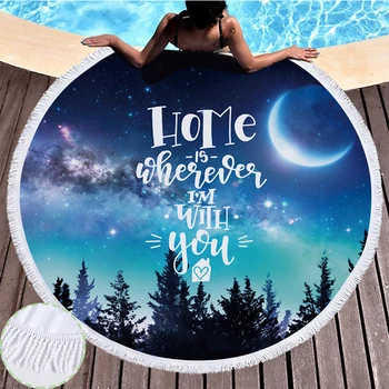 

Landscape Printing Microfiber Large Beach Towel Mat Sand Proof Blanket Outdoor Picnic Mat Quick Drying Heat Resistant Yoga Mat