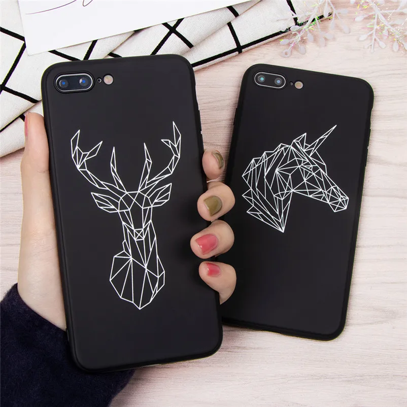 

Soft Silicone TPU Animal Cases For iPhone 6S 6 7 8 Plus Luxury Back Cover For iPhone SE 5 5S XR XS Max X Coque For iPhone 7 Case