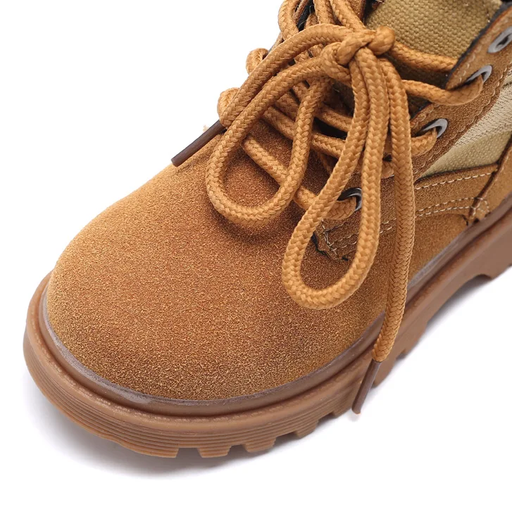 

Spring And Autumn Wolf Warriors Boots CHILDREN'S Martin Boots Casual Children Boots BOY'S Police Uniform Performance with Boots