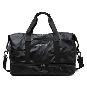 

New Waterproof Travel Sports Bag Ladies Outdoor Sport Gym Bags Women Nylon Fitness Storage Tote For Shoe Men Training Yoga Bag