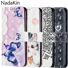 Роскошный чехол для телефона с 3D рисунком для Xiaomi mi 9T 9 SE 8 Lite Red mi 6 7 7A Note 7 6 Pro K20 откидная крышка с отделением для карт