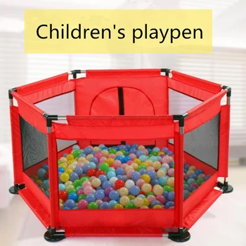 

Baby Playpen Kid Play Fence Safety Barrier For Newborn Crawling Activity Gear Foldable Children' s Dry Ball Pool Guardrail Fence