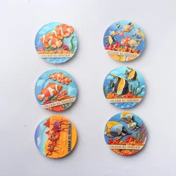 

Machine Printing 3D Fridge Magnets for EGYPT SHARM EI SHEIKH Travel Souvenir Refrigerator Magnetic Sticker Craft Home Decor