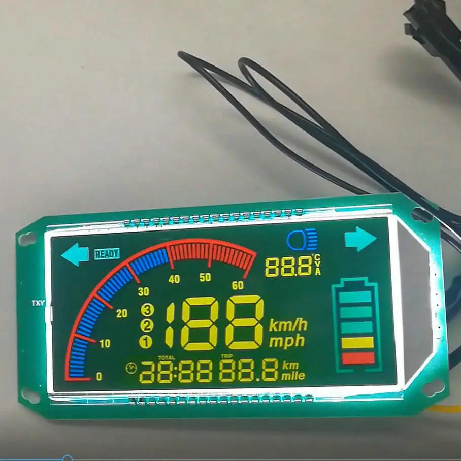 Colored LCD Display Dashboard Speedometer for Electric Scooter Bike