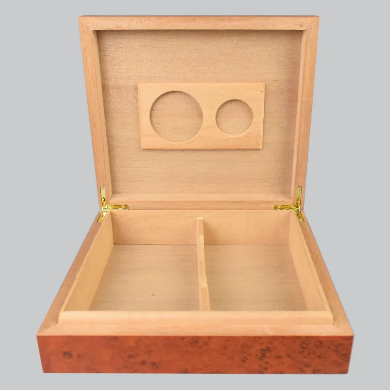 SCHNEIDE бренд Humidor испанский кедр Деревянный дорожный увлажнитель для сигар с гигрометром и увлажнителем Многофункциональный