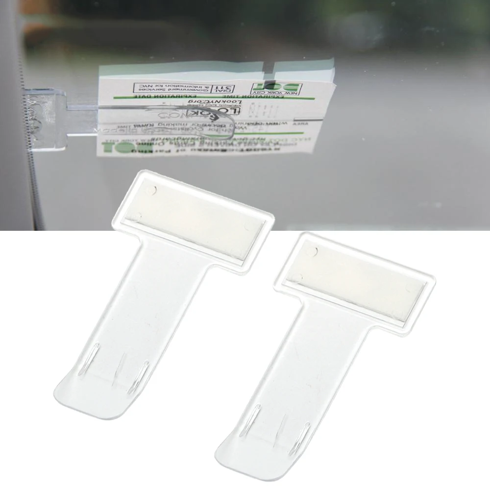 

2pcs Car Styling Parking Ticket Clip Fastener for Volvo Ford Focus VW JETTA MK6 GOLF 5 6 7 Skoda Fabia Cruze Hyundai Solaris