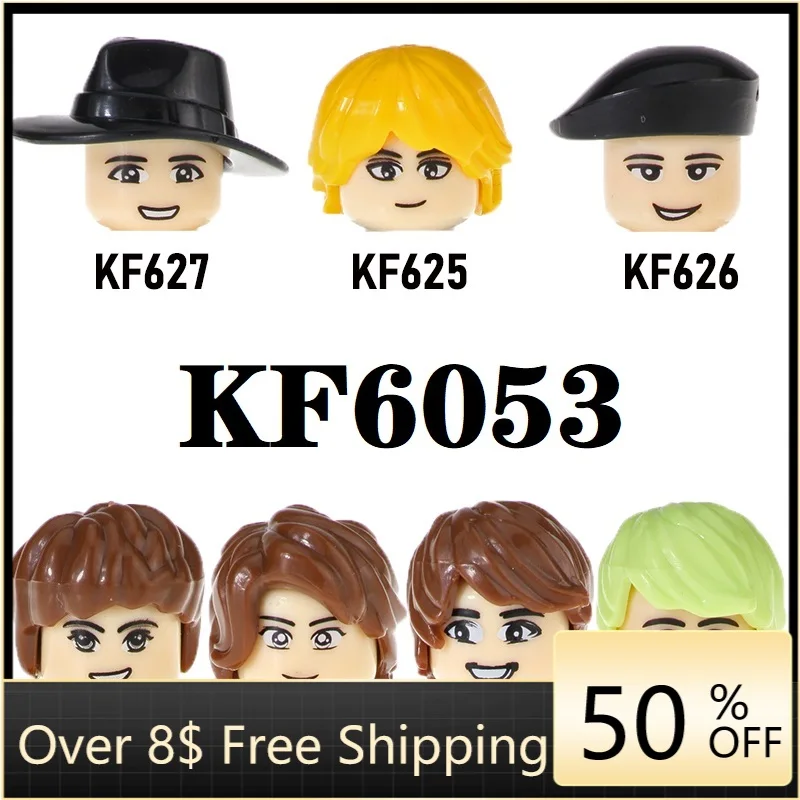 KF6053 Korean Popular Idol Building Blocks Group Kim Tae Hyung Park Ji Min Jeon Bricks Heads Toys New Year Gif For Kids | Игрушки и