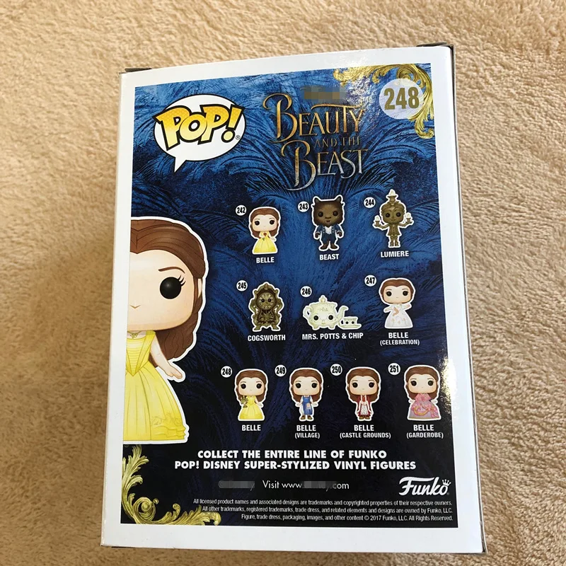 Funko pop официальный Красавица и Чудовище-Белль с подсвечником Виниловая фигурка коллекционная игрушка с оригинальной коробкой