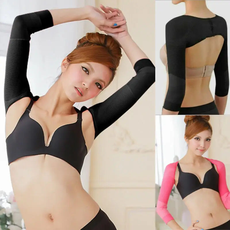 

Women Arm Shaper Back Shoulder Corrector Arm Warmers Slimming Underwear Shapers Humpback prevent Arm Control Shapewear Dropship