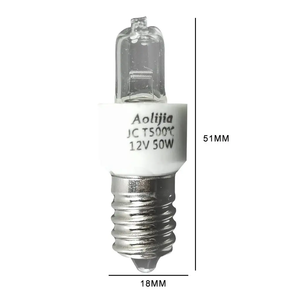 Ampoule de Four, 40W / 50W E14 Lampe de Four, Résistant Aux Hautes  Températures 500 ℃ Lumière du Four, pour Lampe Halogène Sèche-Linge Ampoule