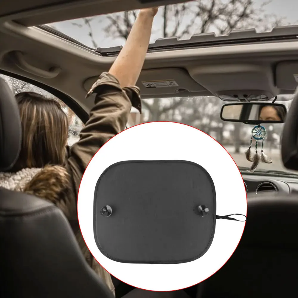 2 шт. автомобильная Солнцезащитная ткань нейлон боковая опора сетка тени