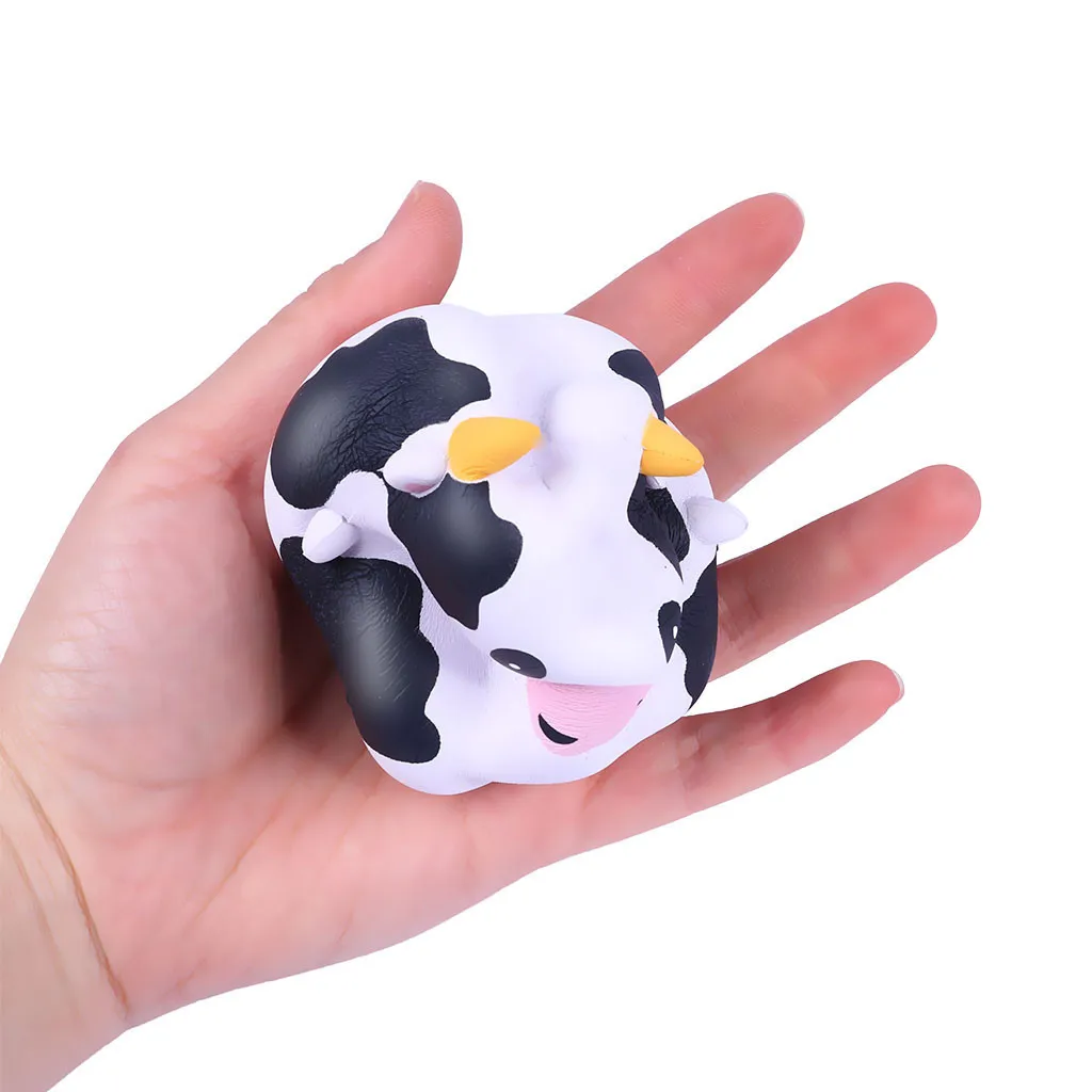 4 Pcs Adorable Animals Slow Rising Stress Relief doll Squeeze Decompression Toy Funny Holiday Gift Simulation Cartoon toy #C