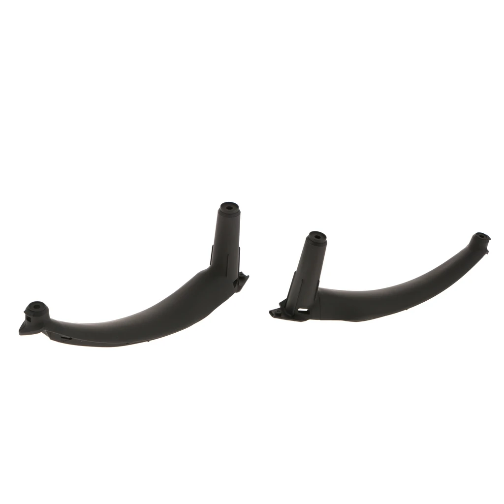 ABS Car Inside Left Right Door Panel Handle Pull Trim Cover For 07-14 BMW X5 E70E71/E72 X6 SAV Quantity: 2