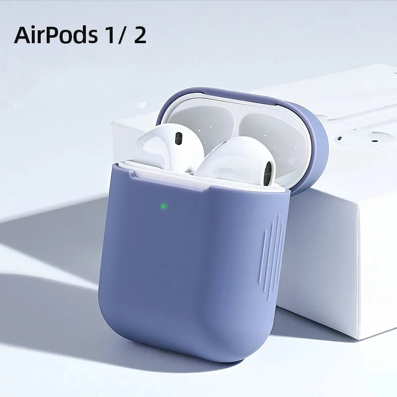 Силиконовый чехол, защитный чехол для Apple Airpods Pro TWS, Bluetooth наушники, мягкий силиконовый чехол для Airpods, защитный чехол s - Цвет: airpod 1 2