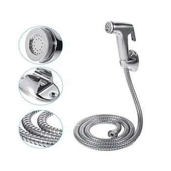 

Electric plating Toilet Spray Gun Set Shower Bidet Toilet Spray Cleaning Gun Toilet Seat Nozzle Bidet sprayer gun Accessory