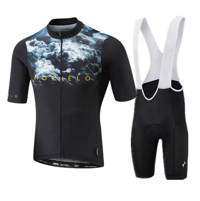 2 Pro Team Morvelo комплект для велоспорта комплект из Джерси для езды на велосипеде велосипедный костюм, трико Ropa Ciclismo комплект MTB Спортивная гелевая накладка - Цвет: 2
