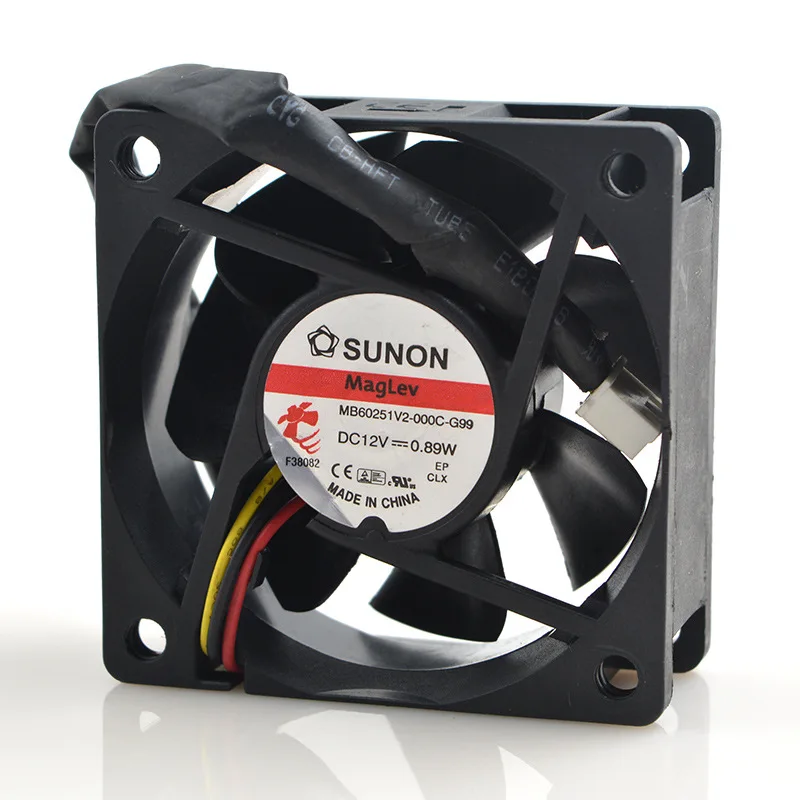 Для Jianzhun/sunon6025mb 60251 v2-000c-g9912v 0.89w6cm бесшумный вентилятор охлаждения