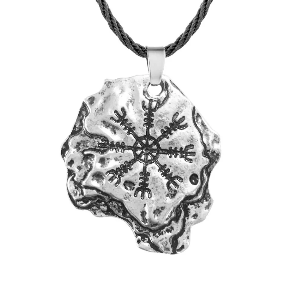 Cxwind Viking Helm of Awe славянский амулет защита Руна ожерелье подвеска с компасом