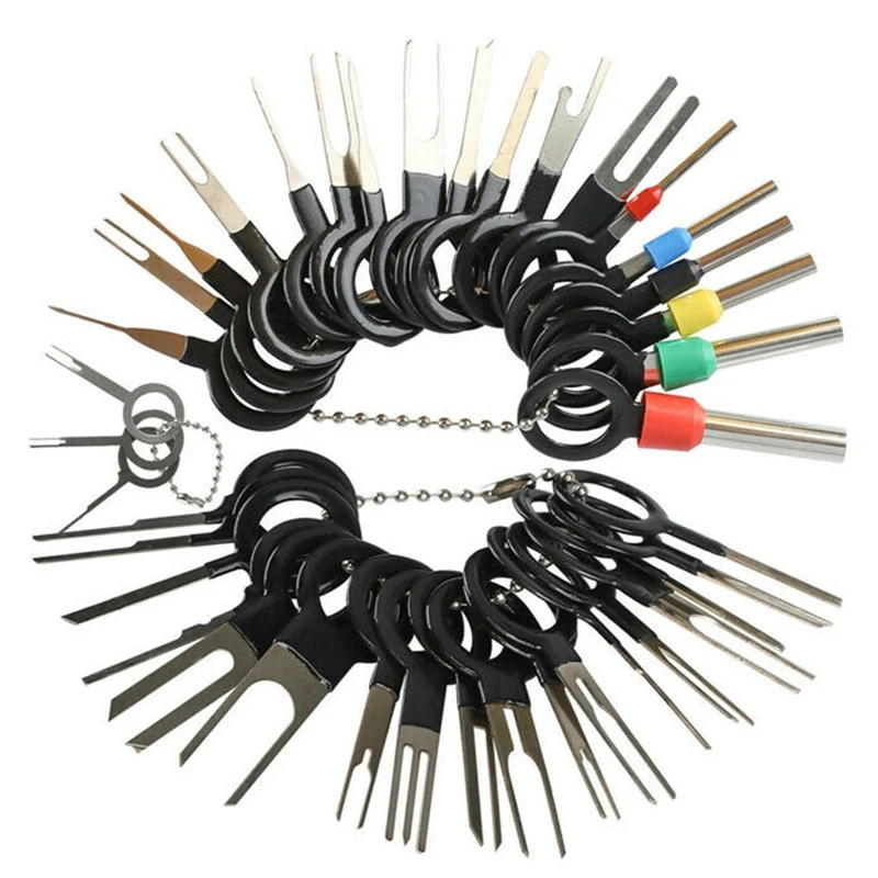 

New 39 Pieces Car Terminal Disassembly and Ejector Tool Needle Ejector Wire Terminal Removal Auto Kit Car Connector Durable